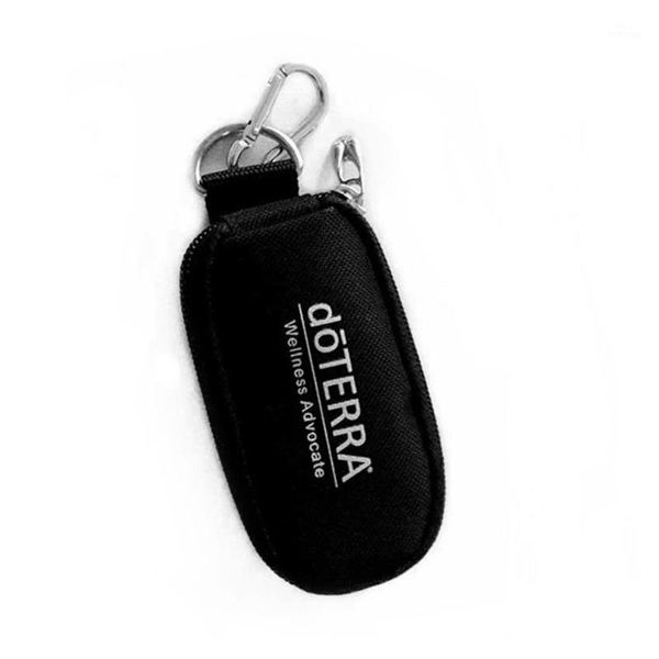 

10 bottles essential oil storage bag carrying portable travel holder case 2ml pouch organizer rangement zipper bag1