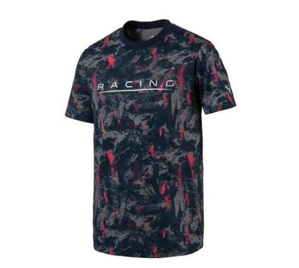 

2021 new product team formula one short-sleeved lapel racing suit car custom work clothes t-shirt polo shirt quick-drying and breathable