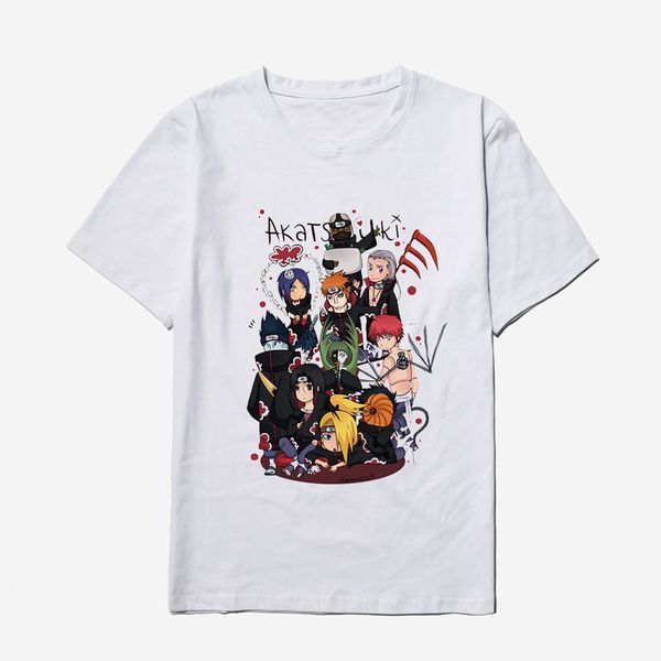 

anime akatsuki naruto mens summer cool hipster brand fashion o neck harajuku hip hop white sport hooded sweatshirt hoodie men t shirt