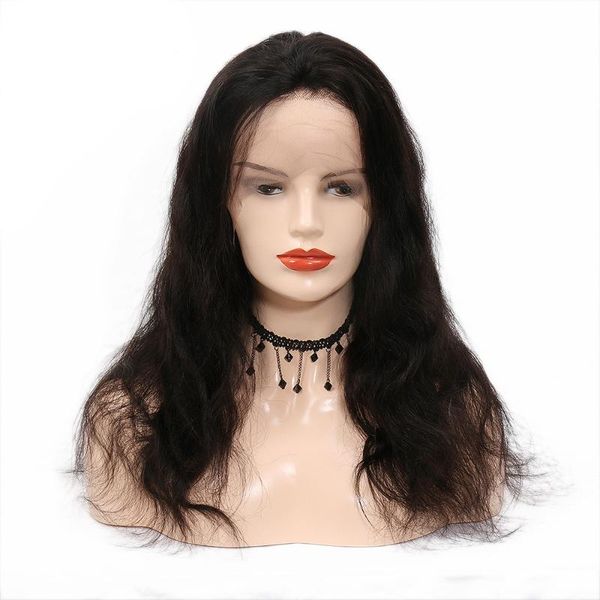 

4x4 body wave closure wigs 150% density 13x4 lace front human hair wigs preplucked 8-34 inches malaysian remy hair drop shipping, Black;brown