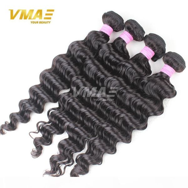 

brazilian deep wave 3 bundles deep curly vmae brazilian curly virgin hair brazilian human hair weaves bundles 8a unprocessed virgin hair opp, Black
