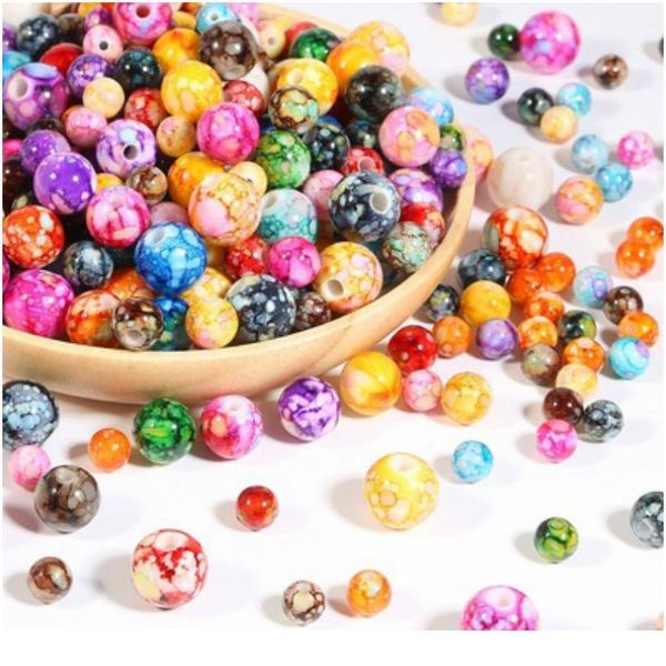 

acrylic flower beads imitation pearl loose beads diy handmade earrings bracelet jewelry acryli bbyels