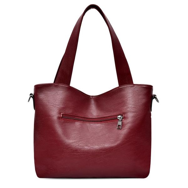 

shoulder bags luxury women designer 2 set pu leather casusl tote ladies retro female crossbody bag