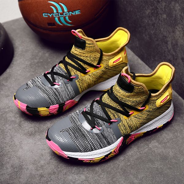 

black friday backlit basketball men's high-quality outdoor sports lovers' color design of fashion shoes, soft soles