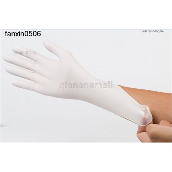 

nitrile latex powder disposable gloves non rubber sterile ambidextrous comfortable industrial 100pcs blue bhw5