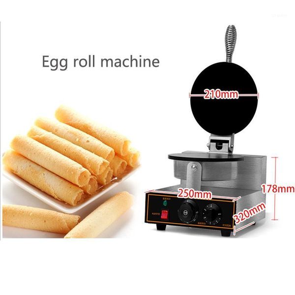 

commercial egg roll biscuit/automatic egg roll making machine/egg baking machine1