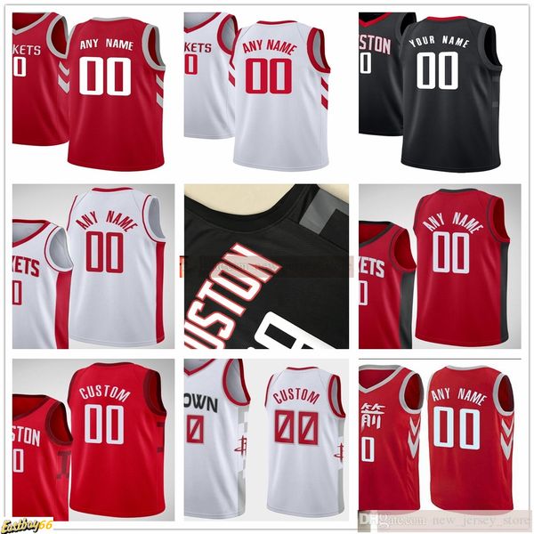 

пользовательские печатных джеймс харден 13 расселл уэстбрук 0 33 роберт ковингтон 17 pj tucker eric 10 гордон 25 остин риверс 4 дануэл хаус, Black;red