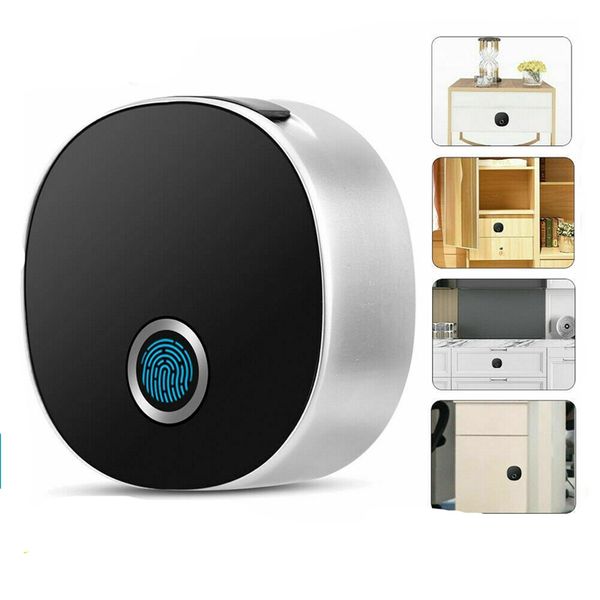 

1pcs electronic lock wooden cabinet smart fingerprint door lock semiconductor fingerprint reader file office steel cabinet door