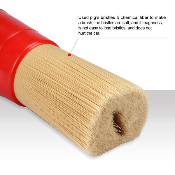 

5pcs soft detailing brush car cleaning detailing set motive detailing for car cleaning dirt dust clean brush detail cleans h wmtolh