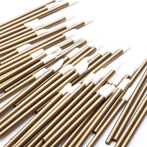 

50pcs disposable lip brush wholesale applicator lipstick make up brushes set maquillage lip brush make up tool wm xhhair