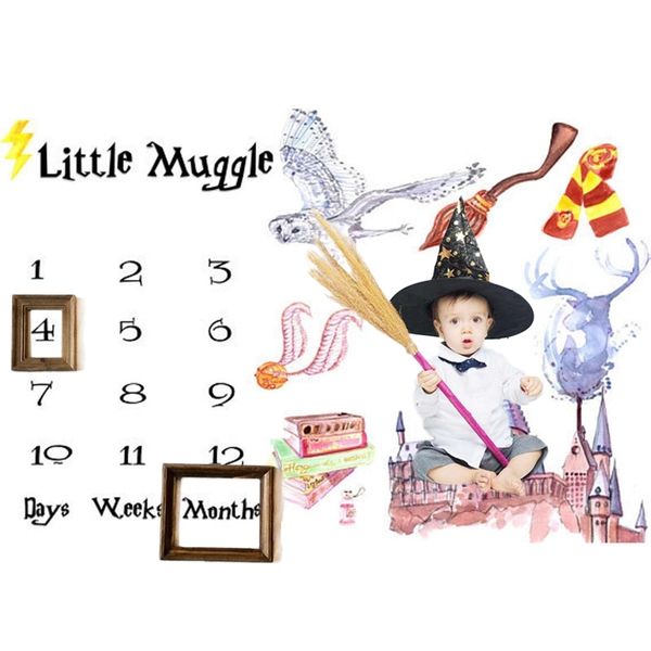 

infant baby milestone blanket pgraphy props newborn bebe souvenir pictures backdrop cloth calendar p accessories y201009