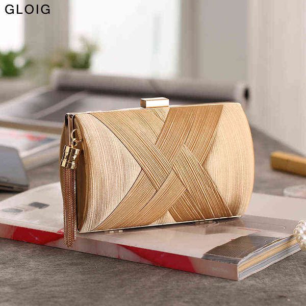 

evening bags criss cross women clutch diamonds luxury tassel lady chain shoulder handbags purse tassel fashion wedding evening bags 220314