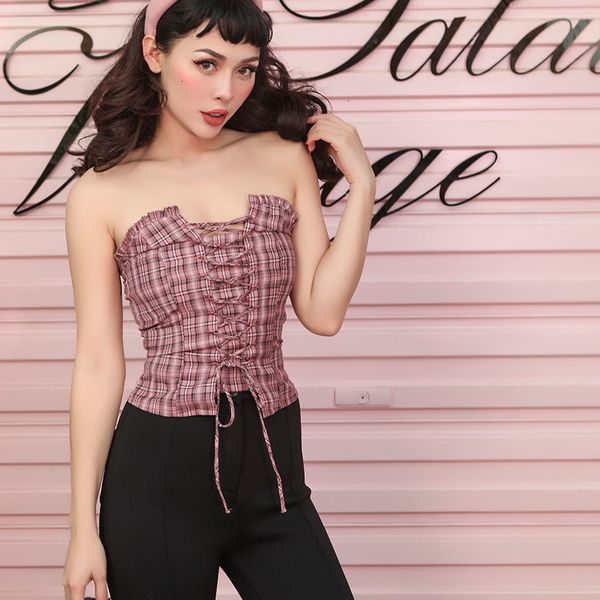 

2021 new summer vintage elegant tube women adjustable band ruched from spawn test manta standard trecho back part mn5y, Red;black
