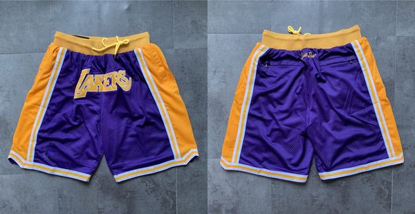 

los анджелес лейкерс мужчины просто не твердых баскетбольные шорты, Black