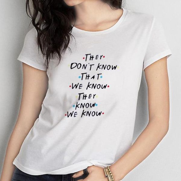 

friends letter print t shirt women short sleeve o neck loose tshirt summer women white tee shirt camisetas mujer