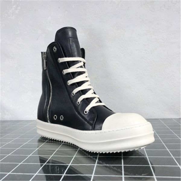 

ro men leather sneakers fashion soft men leather boots high black autumn winter sneakers 10#20/20d50