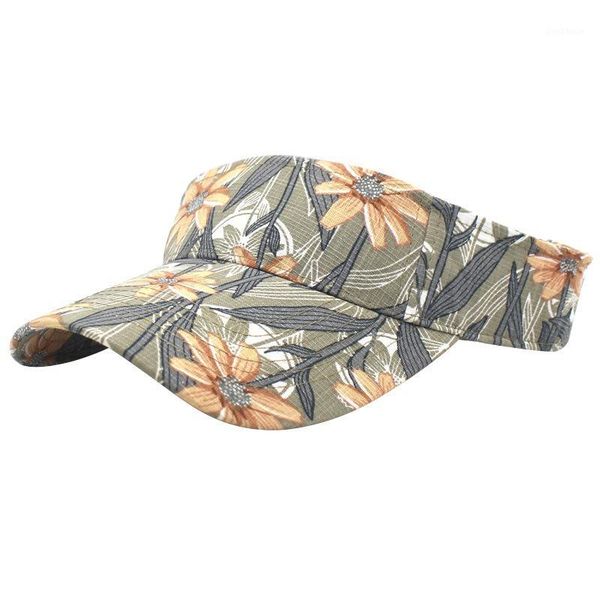 

adults cotton cap golf sun visors floral printed running hat summer outdoor sport air caps for men women plain striped1, Black