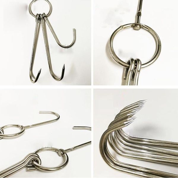

hanger hooks stainless steel heavy restaurant kitchen kit 5pcs hooks duck1