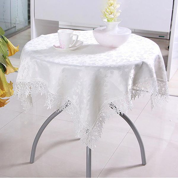 

embroidery table cloth lace polyester tablecloths square table dinner runner garden home decor textiles 3 differen size1