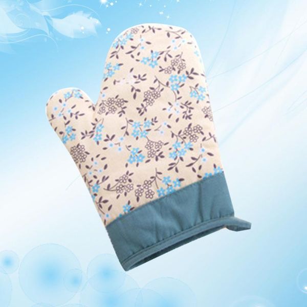 

oven mitts 1pc thickened kitchen heat insulation cotton anti-scald glove resistant cooking baking microwave