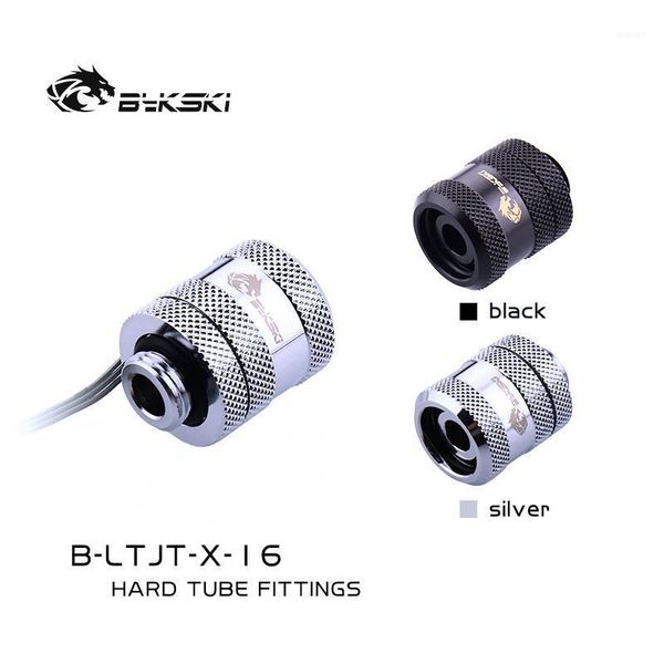 

bykski b-ltjt-x-16 16mm lighting hard tube fittings g1/4 diamond pattern in-built light for od16mm hard tubes1