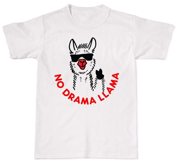 

new hot sale мужские короткие рукава мужчины основные tops известные нет deama llama смешные юмор животных hipster муж тройники спорта с кап