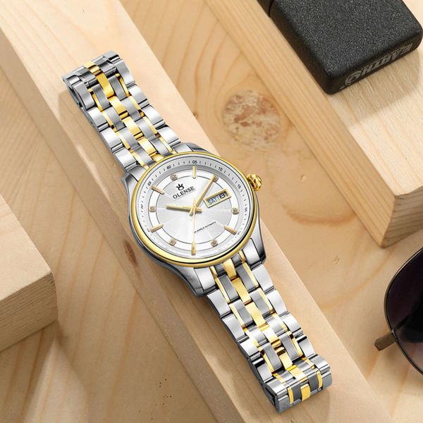 

oulongshi waterproof grade steel high automatic stainless japanese movement mechanical men's watch 2021co6ekh50, Slivery;brown