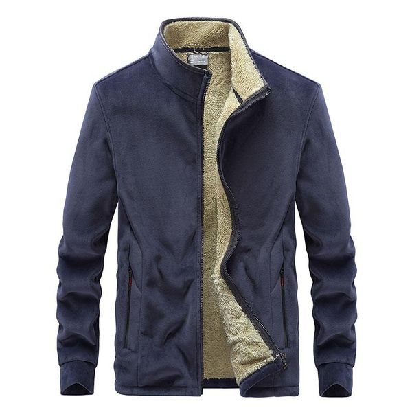 

mantlconx new oversize parka men coats 2020 winter jacket men thicken warm fleece coat male casual jacket windbreak outerwear, Black