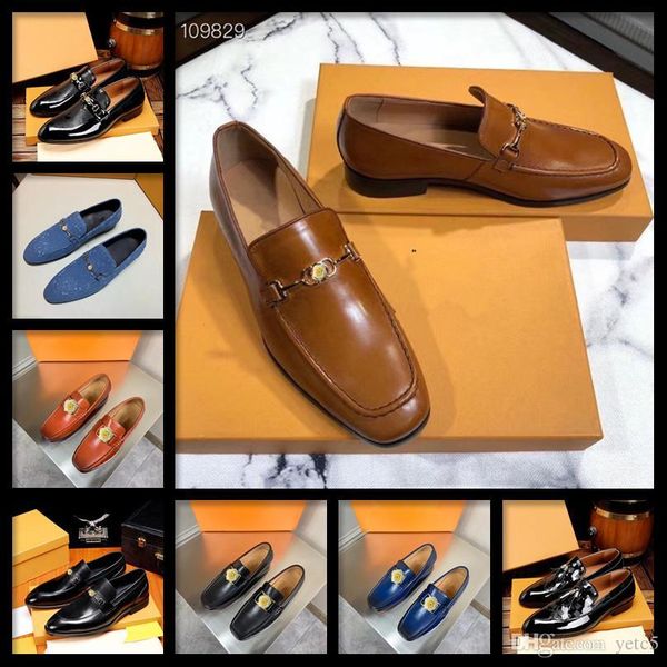 

q5 suit shoes loafers luxury men coiffeur leather shoes men formal italian wedding dress office shoes men elegant sapato social masculino 22, Black