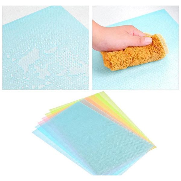 

wholesale 4pcs/set 45*30cm cut antifouling refrigerator cabinet mat waterproof cleanable insulation pad moisture proof e jllgfk bdebag