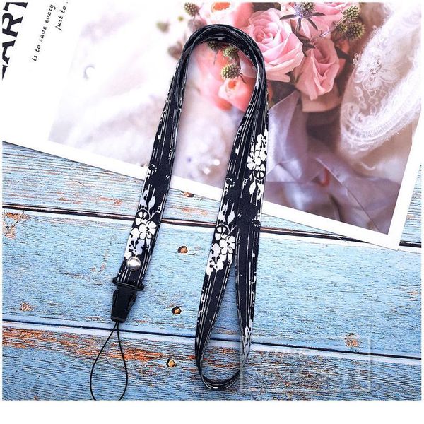 

50pcs/lot mobile phone lanyard for keys id card pass gym mobile phone usb badge holder diy hang rope lariat tags strap qylfjj