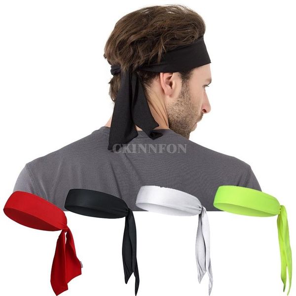 

dhl 100pcs fitness headband outside sport gym cool bandanas antiperspirant absorb sweat headband yoga hair bands