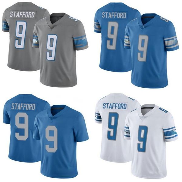 

мужчины # 9 мэтью стаффорд женщины молодежь nfl limited arch jersey, Black;red