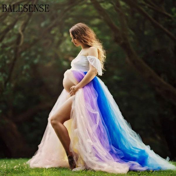 

maternity dresses lace for po shoot off shoulder maxi ball gown pregnancy pography pregnant women clothes, White