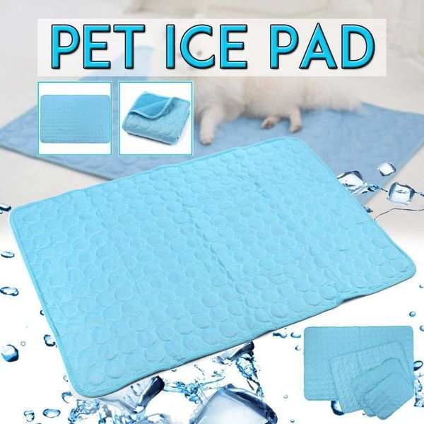 

pet pad for dogs cat blanket sofa waterproof cooling summer breathable dog bed summer washable cooler mattress small large1