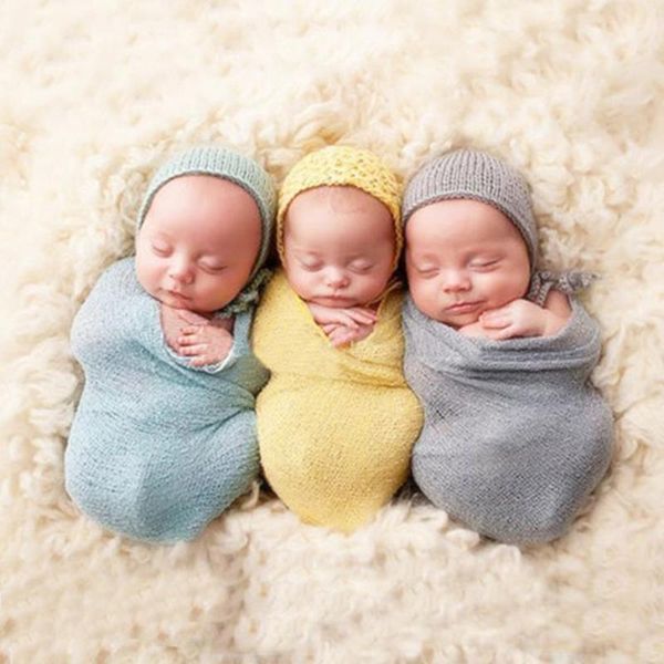 

hair accessories born pography props born-pography-props blanket wraps baby cute cotton stretchy knit wrap wrap-born scarf#252191, Slivery;white