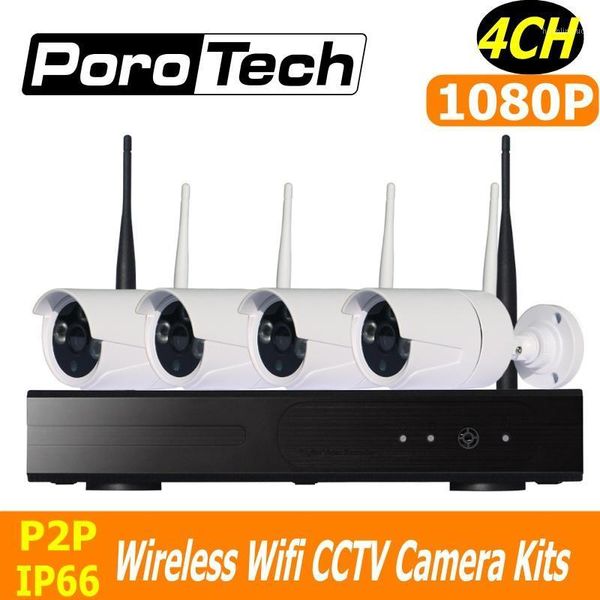 

wireless camera kits cctv system 1080p 4ch nvr kit 500m cascade mode wifi ir night vision ip surveillance set1