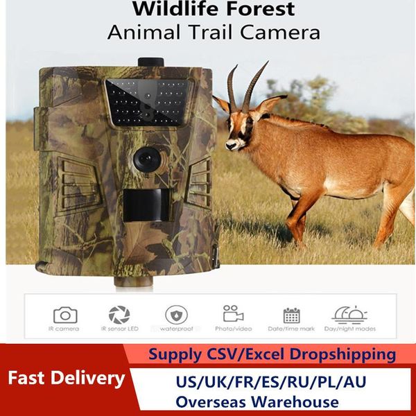 

hunting cameras trail camera 1080p 12mp 30pcs infrared leds 850nm ht-001b ip65 120-degree angle