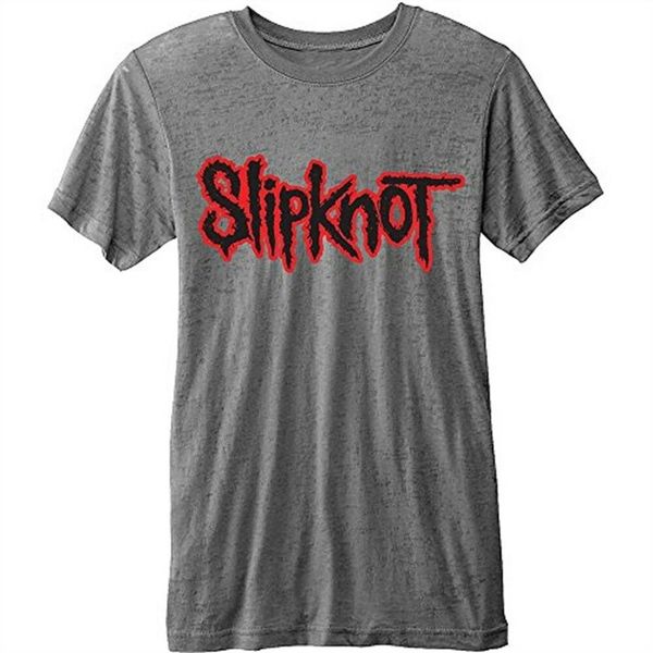 

slipknot men's logo xx large grey burnout new official men novelty s hoodie designers t shirts sweatshirt
