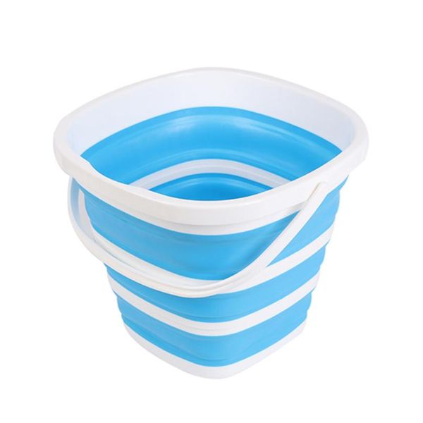

folding bucket camping car washing bucket household items sile large capicity bucket 10l kitchen items fishin sqcond