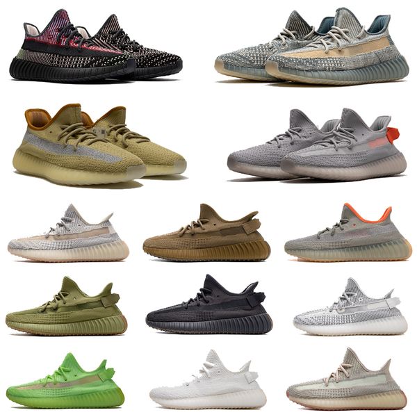 

2020 kanye west men women running shoes cinder yecheil bred oreo desert sage earth linen asriel zebra trainers sneakers with box