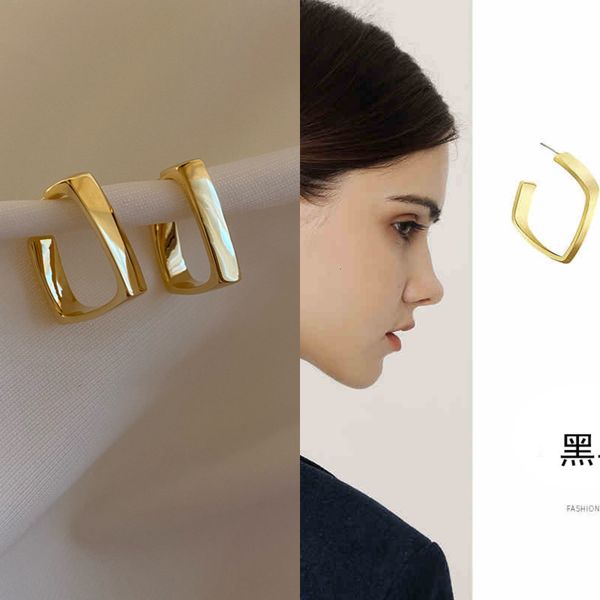 

factoryymhl2020 design advanced sense new fashion korean temperament net red pure silver needle earrings