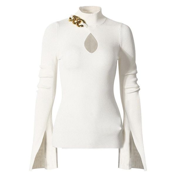 

women's sweaters black hollow out knitting sweater loose fit turtleneck long sleeve women pullovers fashion autumn winter 2021 1dc788, White;black