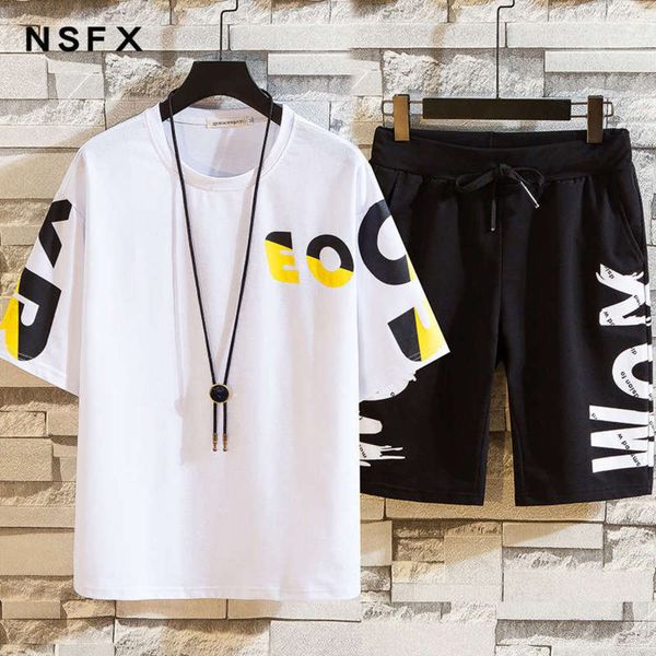 

fashion sportswear for young men's new style brand 2-piece nsfx, Gray