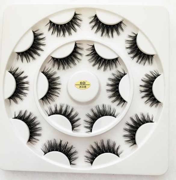 

8 пар 3d ручной работы натуральный толстый макияж ложные ресницы натуральные длинные глазные ресницы для макияжа косметические инструменты н