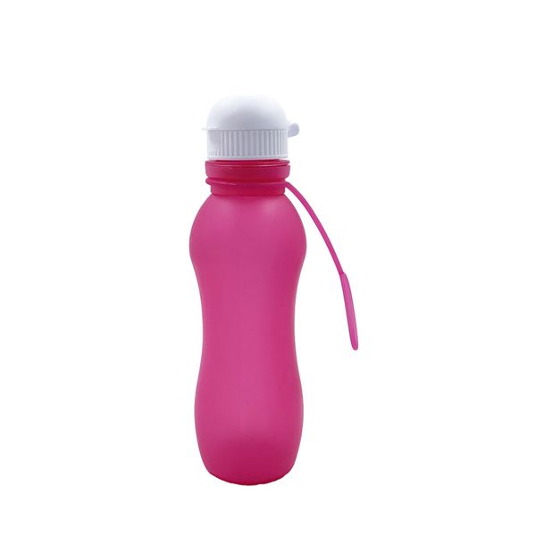 

sports water bottle silica gel folding kettle outdoor sport travel portable multi colors water cups new arrival 15 7lj l1