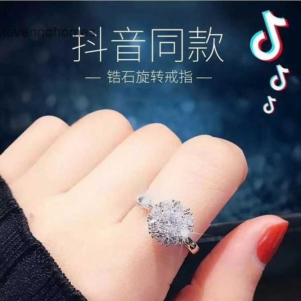 

every tiktok ring dog red his day, he has ring, hand ornament, a lady's gift, Silver