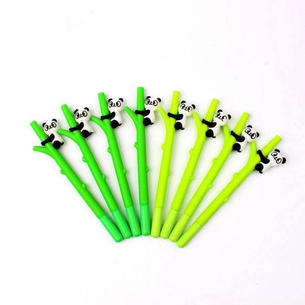 50PCS Mode Cartoon Kreative Bambus Panda Kleine Frische Wasser Stift Studenten Schreiben Gel Stifte Schreibwaren Kawaii Schule Liefert Y200709