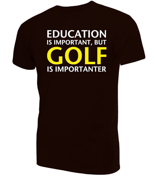 

fashion education golfs funny printed ~ novelty birthday present or gift all size tees hooded sweatshirt hoodie men t shirt