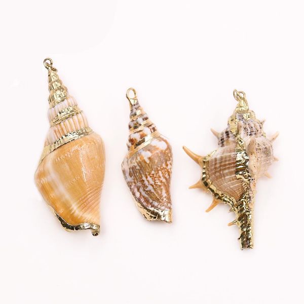 

13pcs fashion boho conch shell necklace shells gold chain necklace seashells pendants for women diy jewelry accessories h bbyvxs